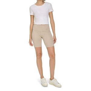 DKNY Women's Beige Bike Shorts